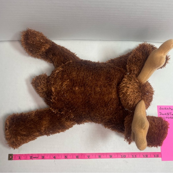 Vintage Hallmark Comet plush tinsel Reindeer Excellent - Picture 4 of 16